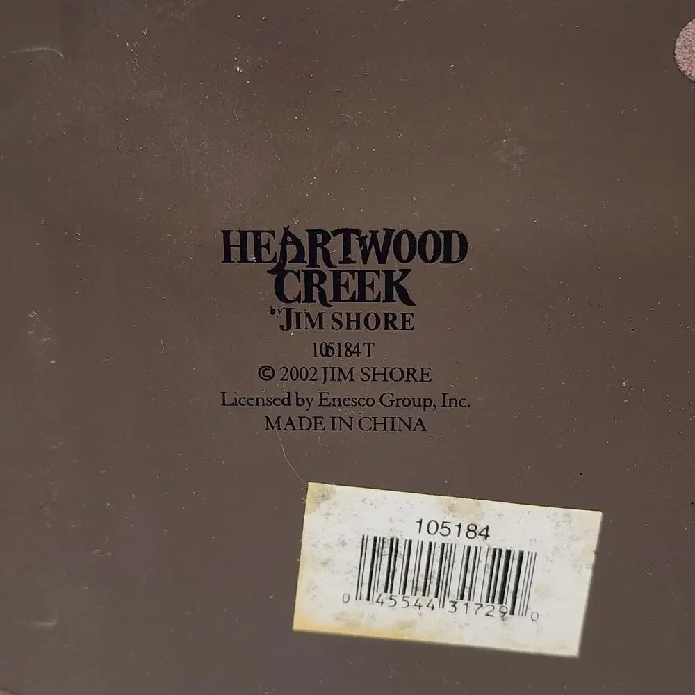 Jim Shore Heartwood Creek Ornament Display Stand 2002 Hanging Hook Red Star